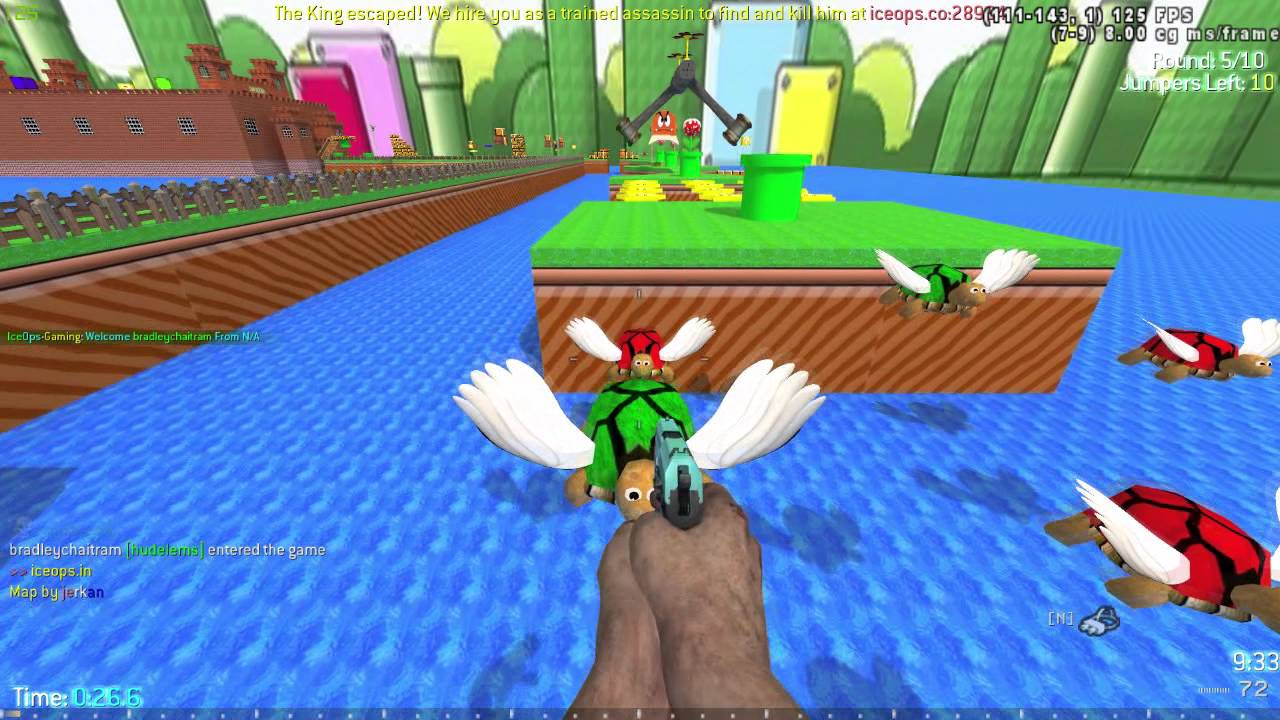 CoD4 Deathrun: Speedrun on Super Mario World