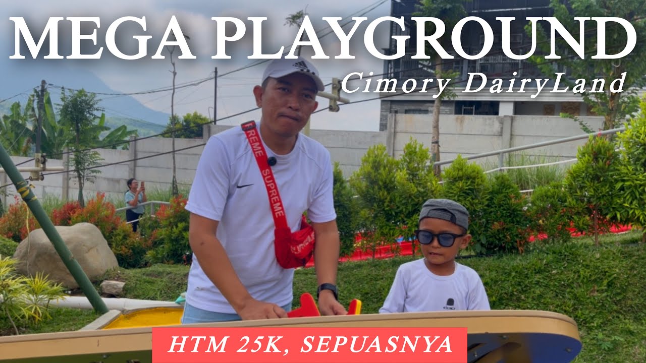 MUMPUNG MASIH PAGI, AYO KUASAI WISATA BARU MEGA PLAYGROUND DI CIMORY DAIRYLAND PRIGEN‼️