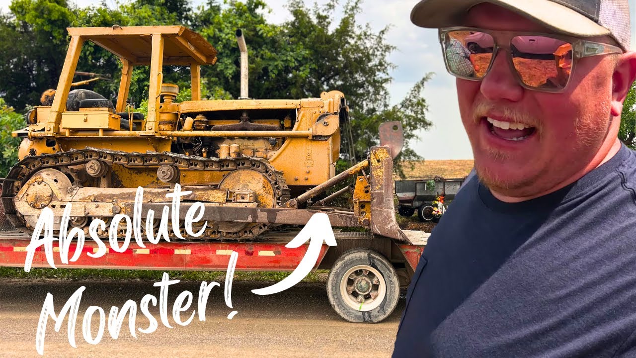 BARN FIND 1950's  CAT D6 Cable dozer! - WHAT COULD GO WRONG?