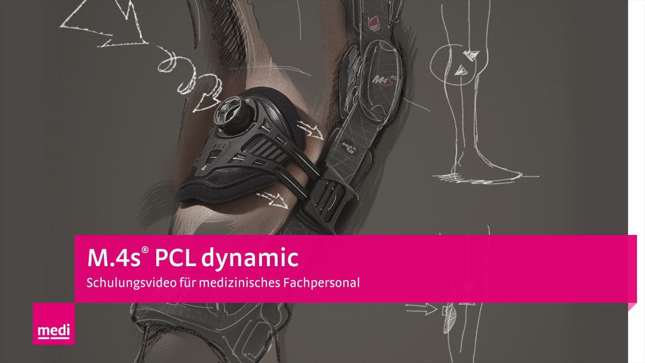 medi M.4s® PCL dynamic funktionelle PCL-Orthese anlegen | Anleitung für medizinisches Fachpersonal