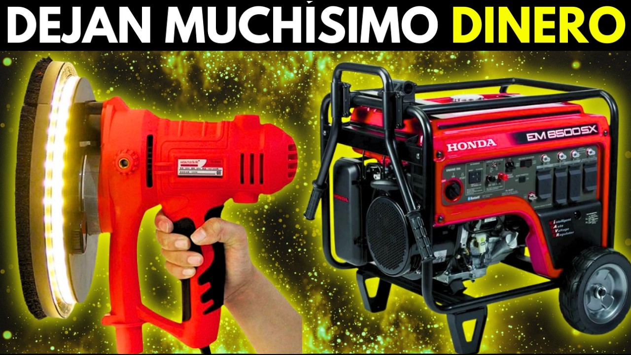 15 Máquinas DE CONSTRUCCIÓN que te hacen GANAR más que un Empleo