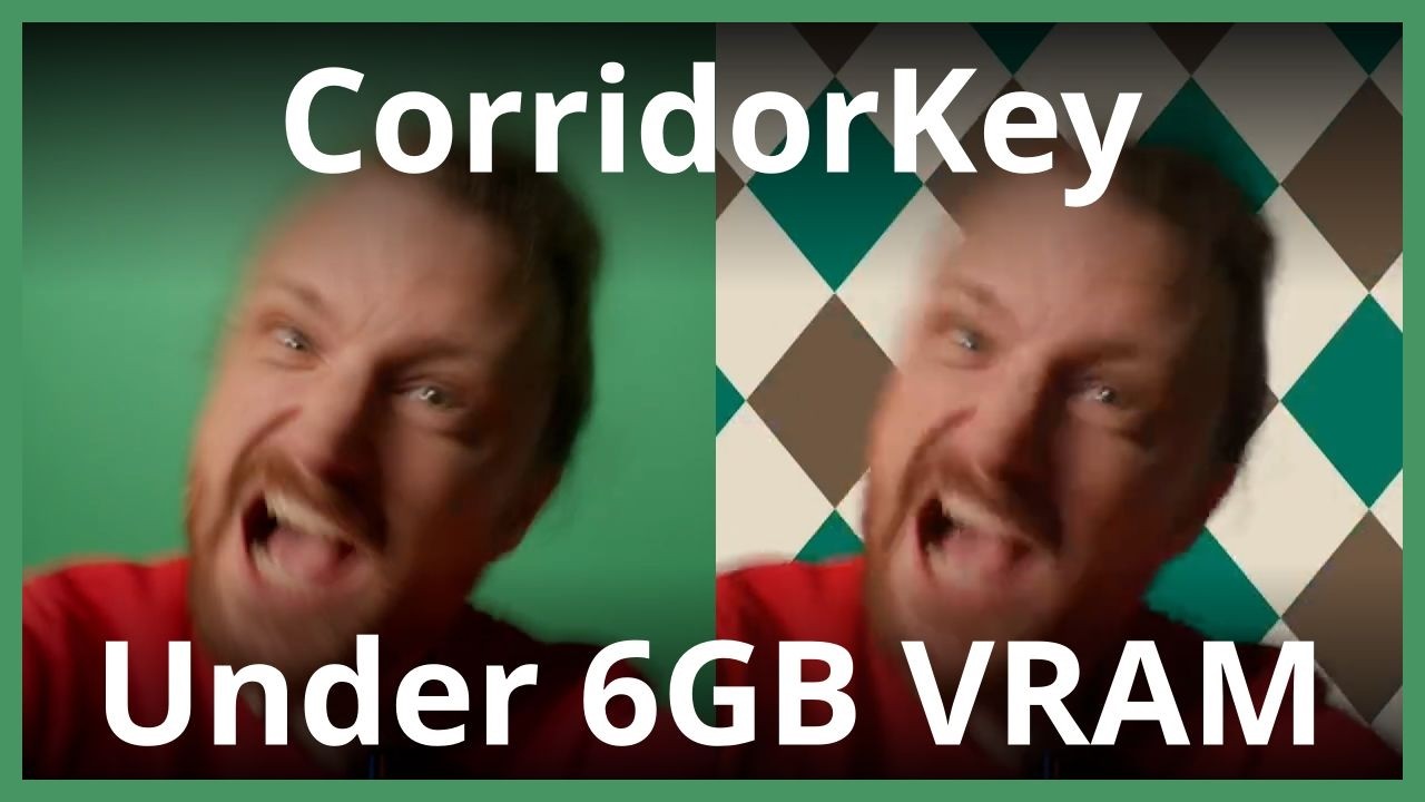 Corridor Crew's PERFECT Chroma Key AI Model (CorridorKey) in Under 6GB VRAM! - Tutorial