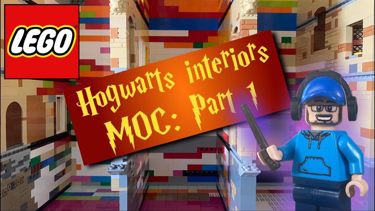 Vlogwarts Part 1: Rebuilding a LEGO Hogwarts interiors MOC