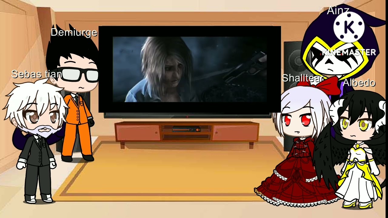 Реакция персонажей Overlord на Разные видео.