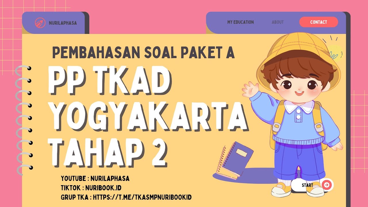 PEMBAHASAN PP TKAD BAHASA INDONESIA YOGYAKARTA TAHAP 2 | BAGIAN 1