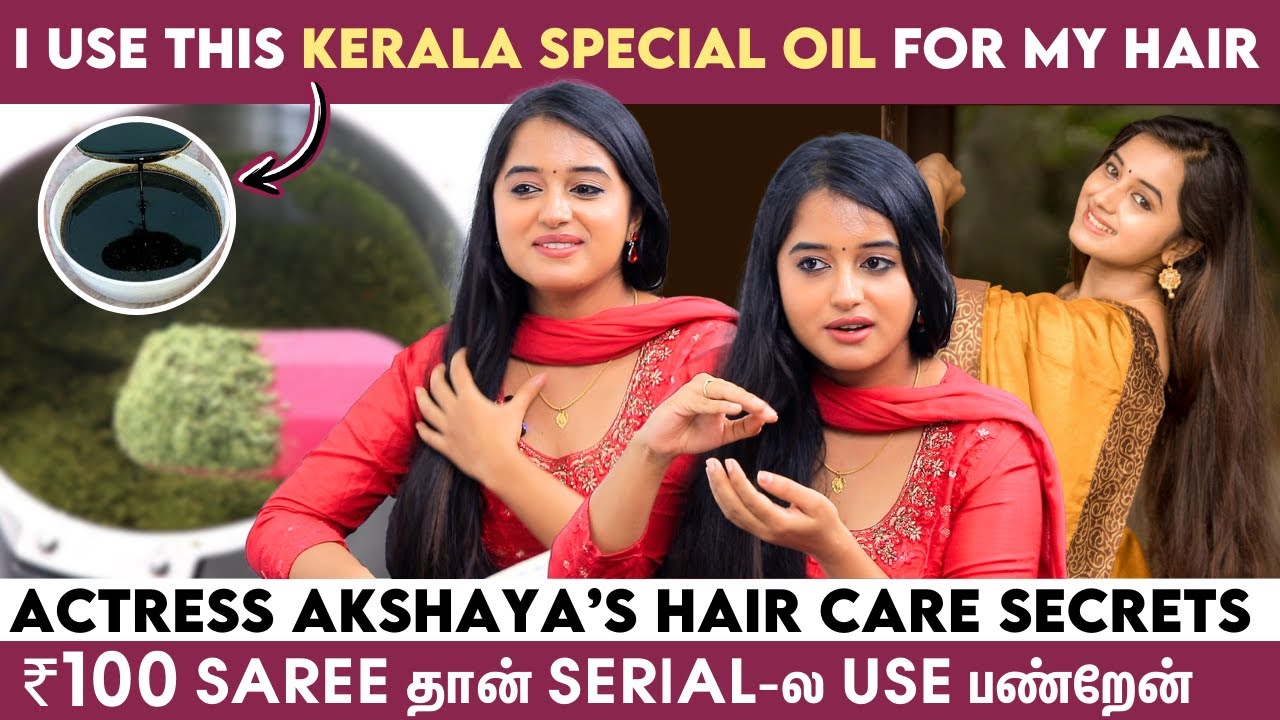 Long Hair-க்கு 15 வருஷமா இந்த Powder-அ சாப்பிடுறேன்! - Serial Actress Akshaya Reveals | Hair Care