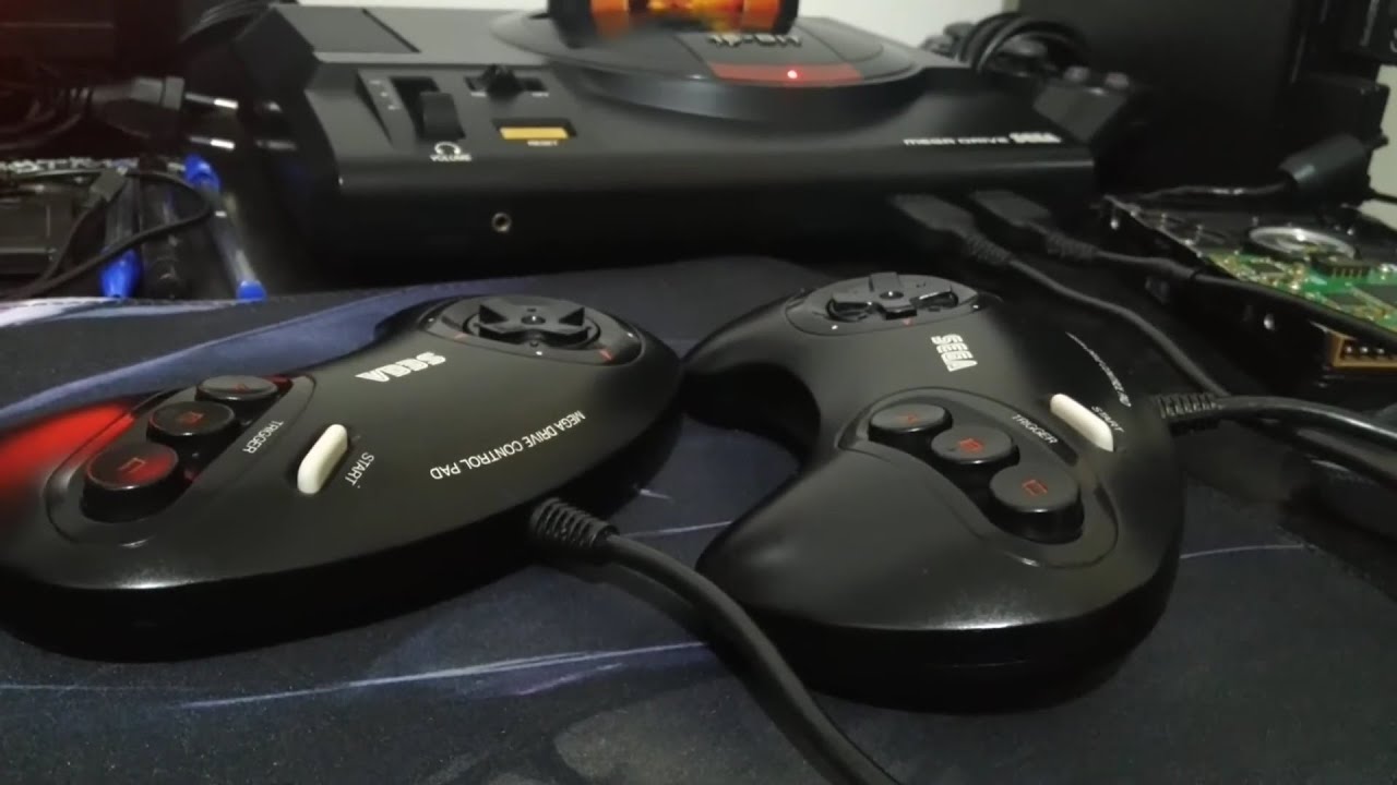 Restauração no Mega Drive da TecToy e Lavagem nos Controles 3 Botões
