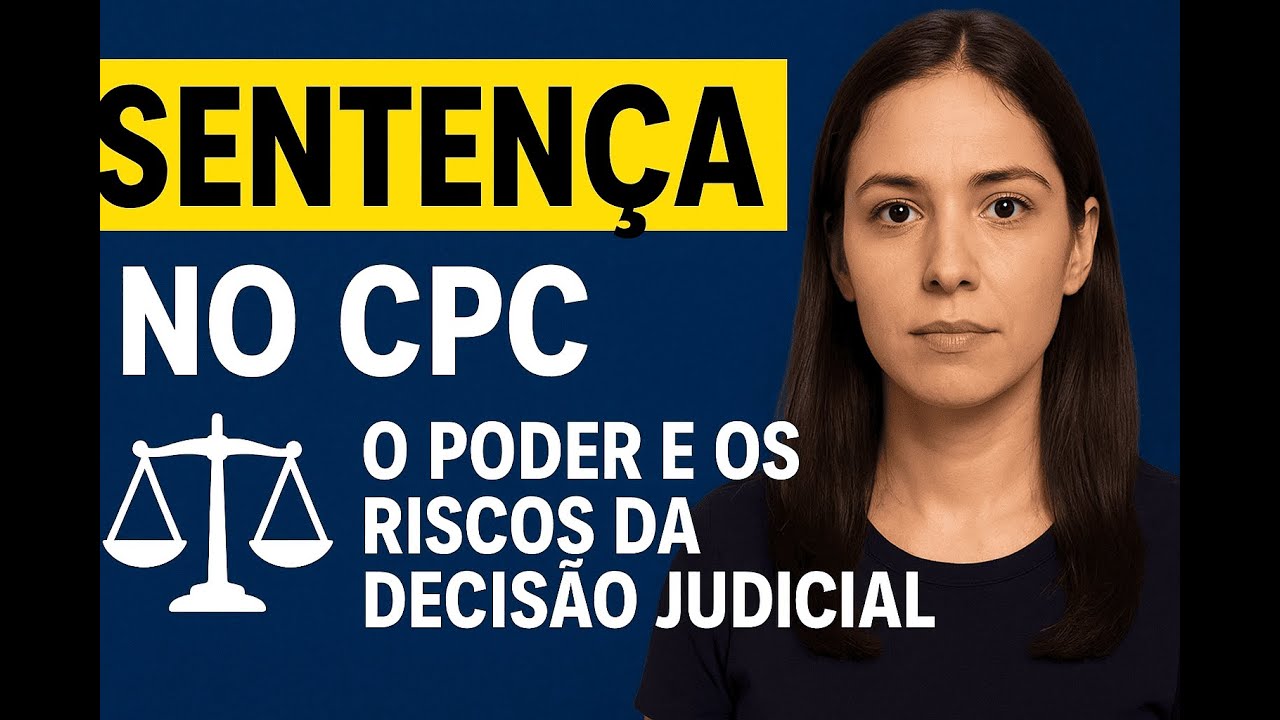SENTENÇA no CPC: Estrutura, Fundamentos e Efeitos Imediatos (Artigos 489 a 496 do CPC)