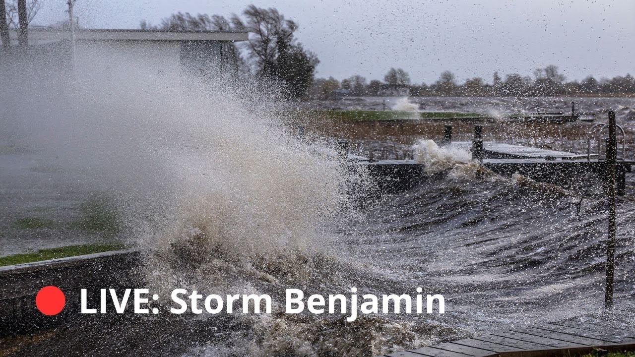🔴 Live: Storm Benjamin in Nederland
