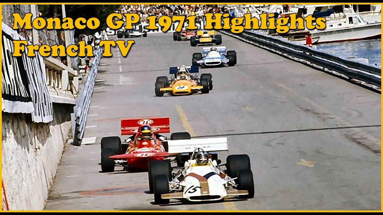 Monaco GP 1971 Highlights - French TV