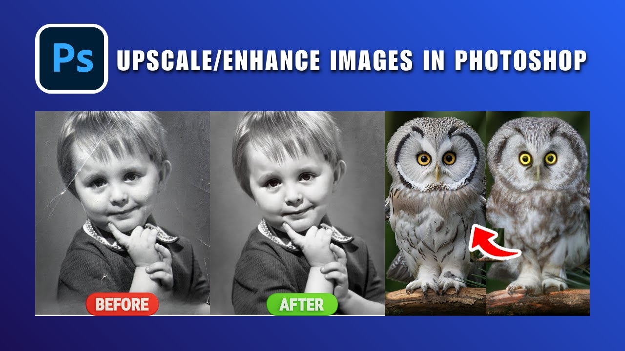 Как увеличить размер изображений в Photoshop 2026 | Как улучшить качество фотографий в Photoshop ...