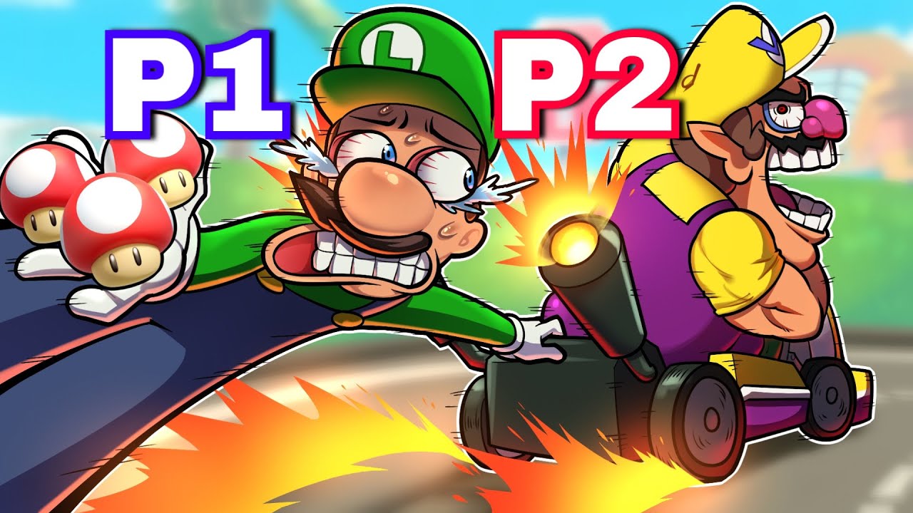 Mario Kart 2v2... but we ride together 💀