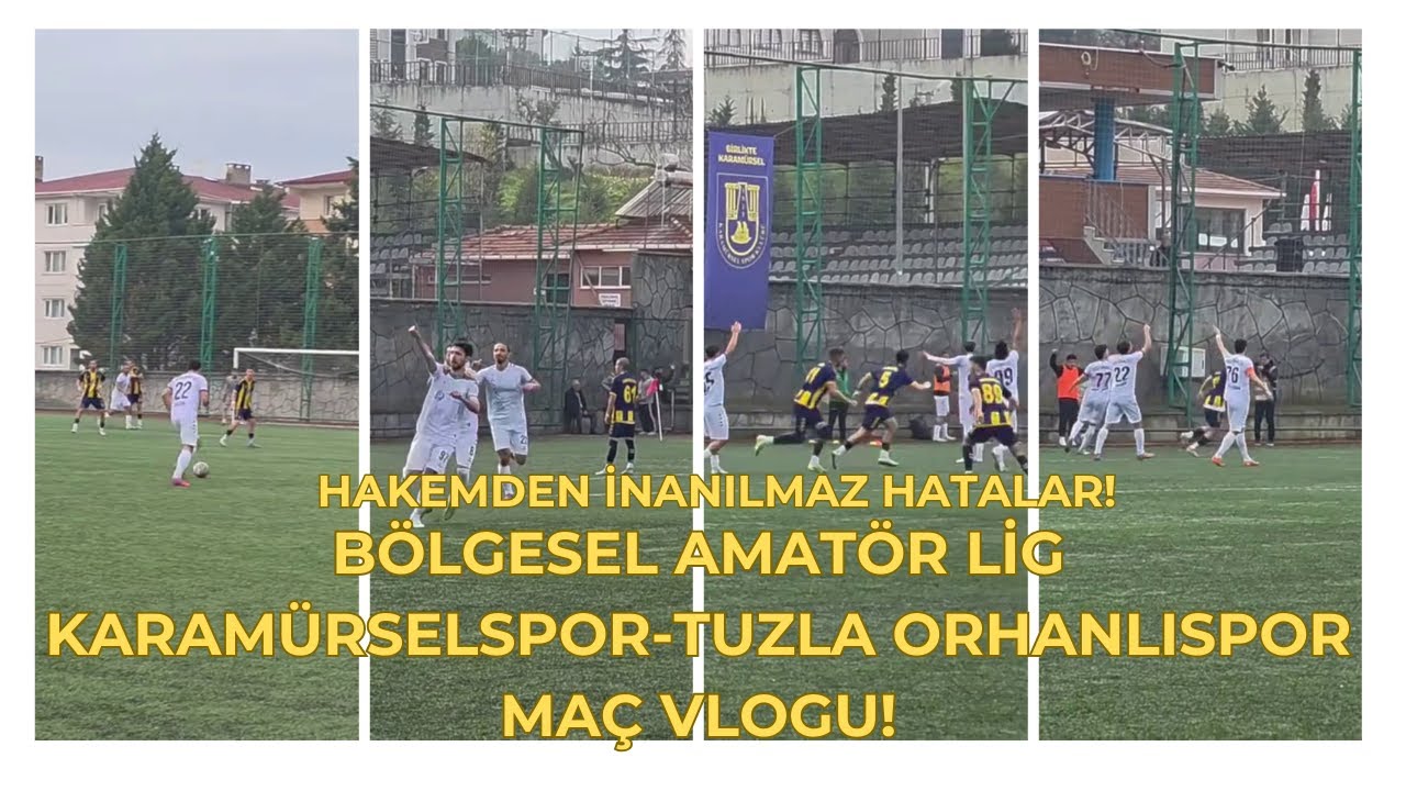 Hakem Hataları Damga Vurdu! Karamürselspor-Tuzla Orhanlıspor!