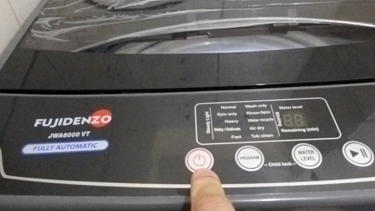Part 1: Fujidenzo JWA 6000 VT | How to use | Program & functions