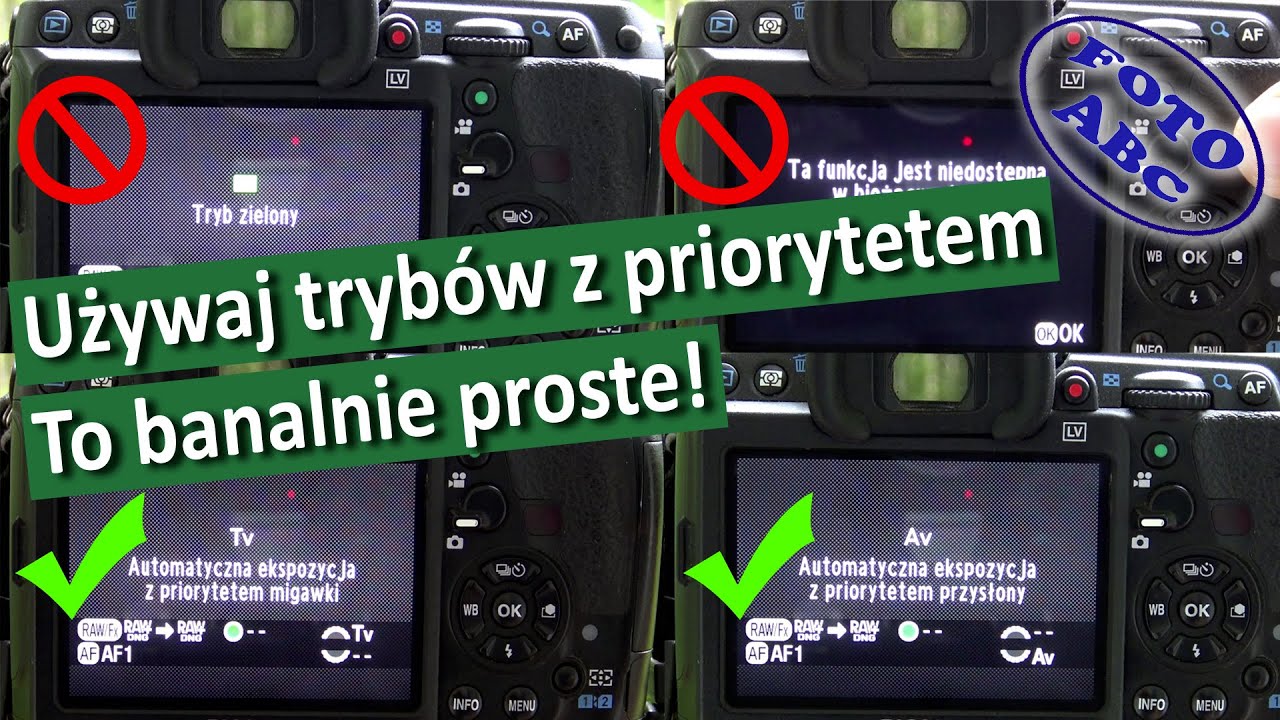Ustawienia aparatu czyli droga do dobrych zdjęć - cz. 5 / Tryby z priorytetem