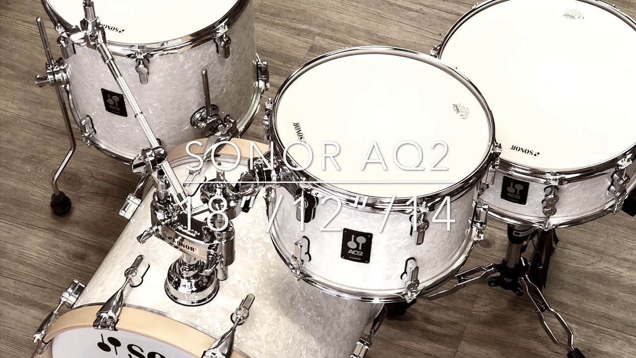Bateria Sonor AQ2 Bop maple 18”/12”/14 test Review prueba en tiendafeedback