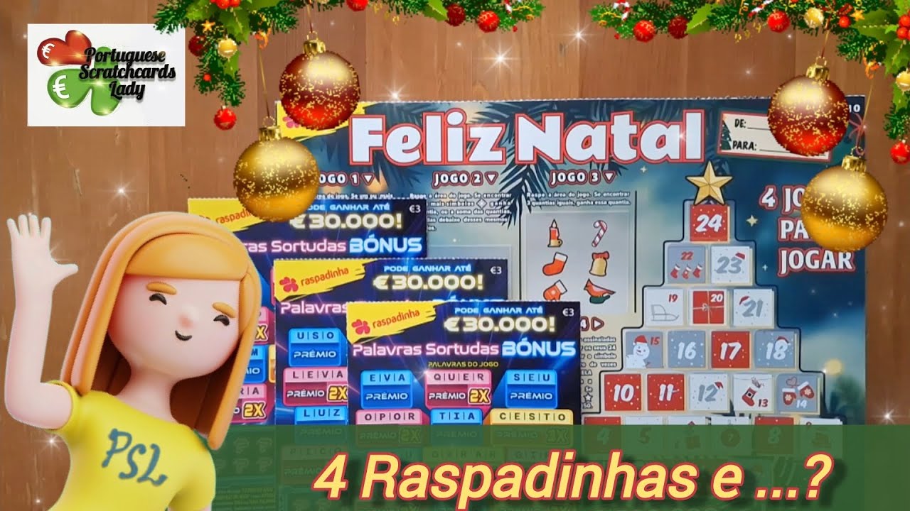 😍RASPADINHAS !!💥 SESSÃO  de 3ª FEIRA com 4 RASPADINHAS e... o que ACONTECEU HOJE?! 😲🤔🏆🏆🏆🏆