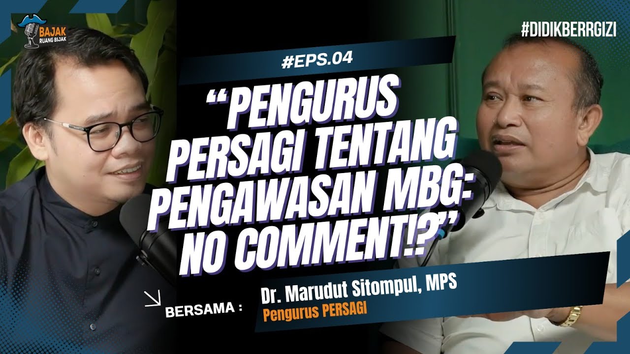 Kata PERSAGI soal Pengawasan MBG: NO COMMENT!? #podcast #beritaterkini #mbg #ahligizi #sppg #diet