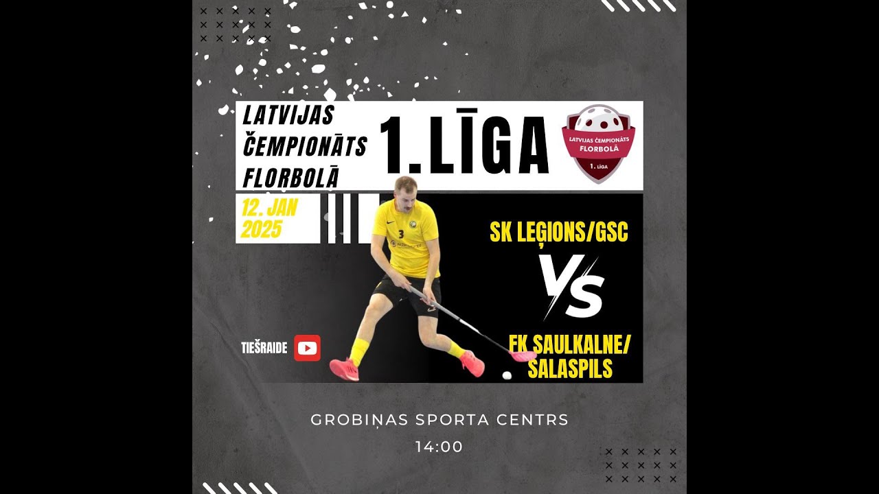 🔴  LFS 1. līga  LEĢIONS/GROBIŅAS SC - FK SAULKALNE/SALASPILS