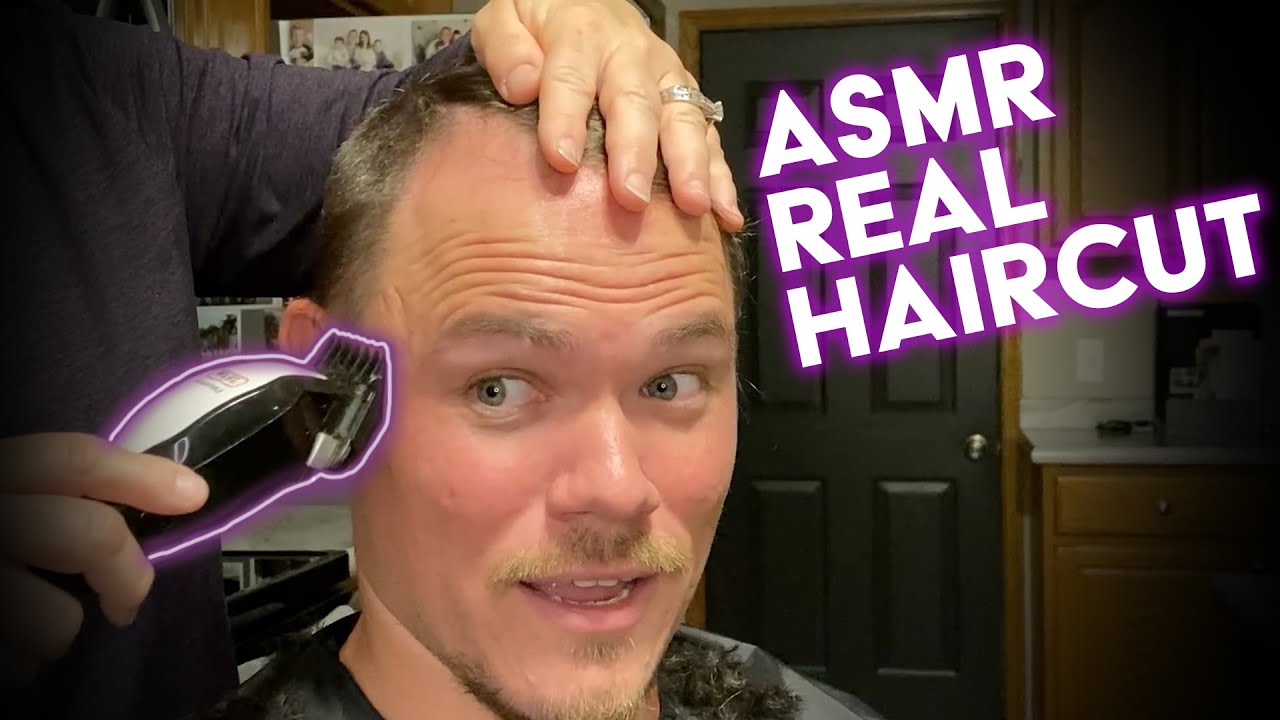 ASMR REAL HAiRCUT // Mom Cuts My Hair! ✂️