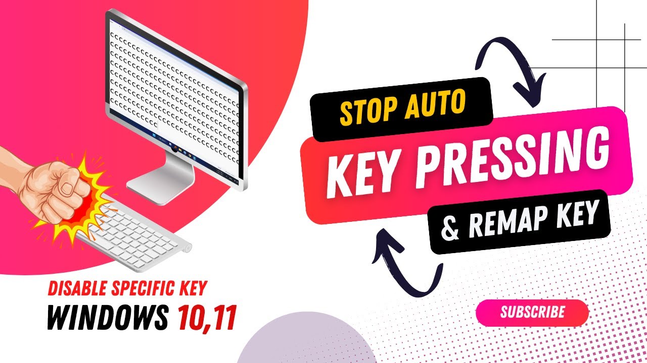 Stop Auto Pressing | Disable Specific key & Remap Key | Keytweak
