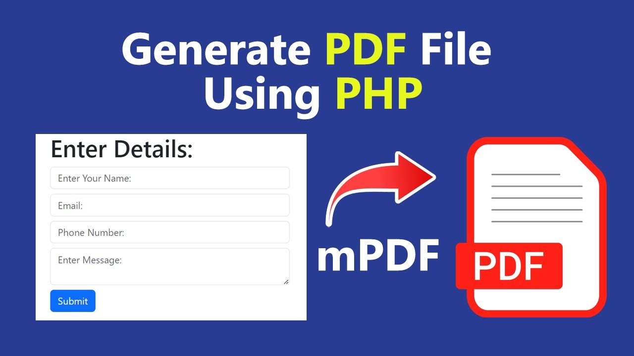 Как создать PDF-файлы в PHP с помощью mPDF (2025)