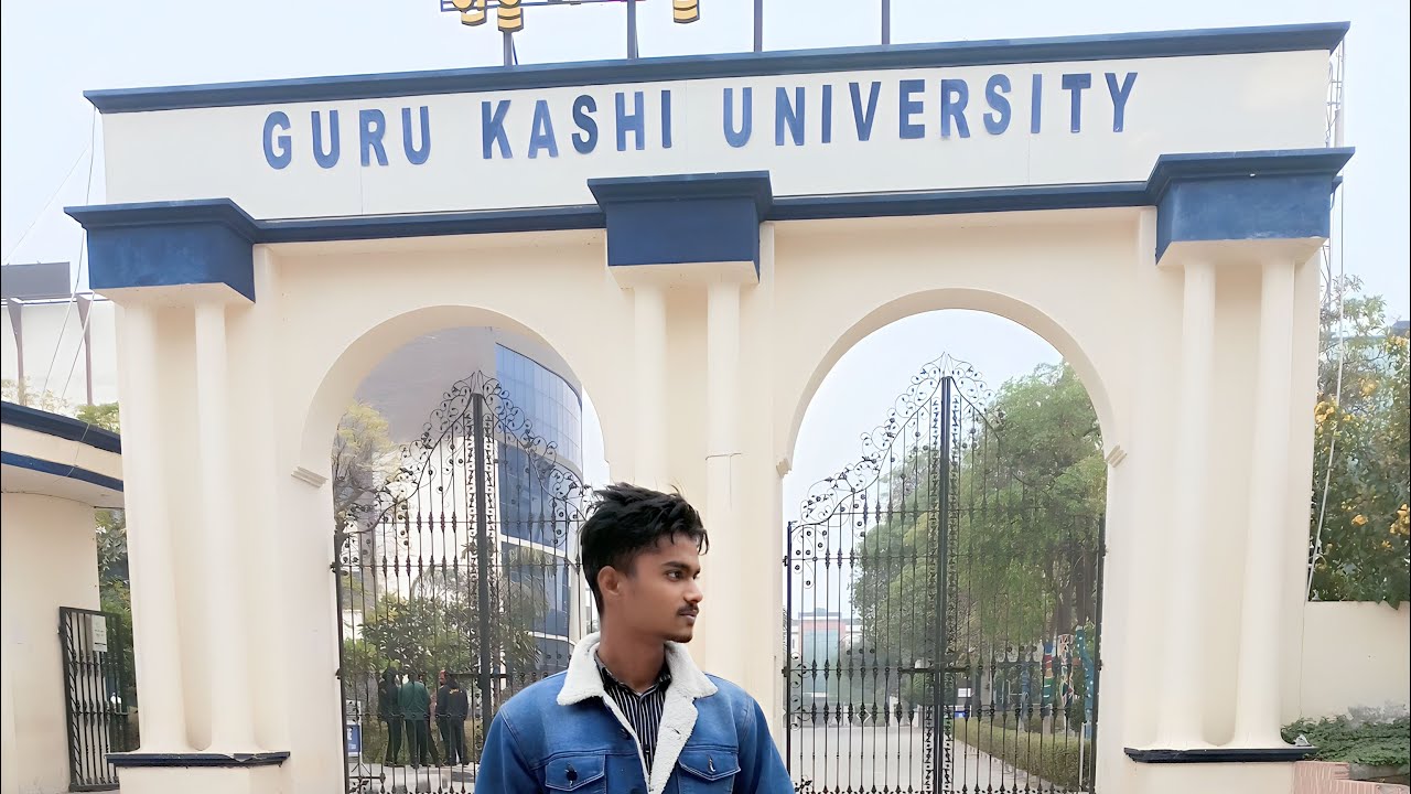 Guru kashi university #myfirstvlog