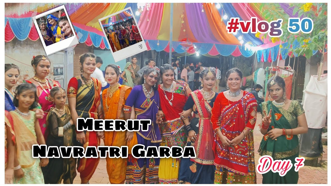Meerut, Navratri garba 2025, Day 7☺️#trending💃 #youtube #garba #navratri #meerut 