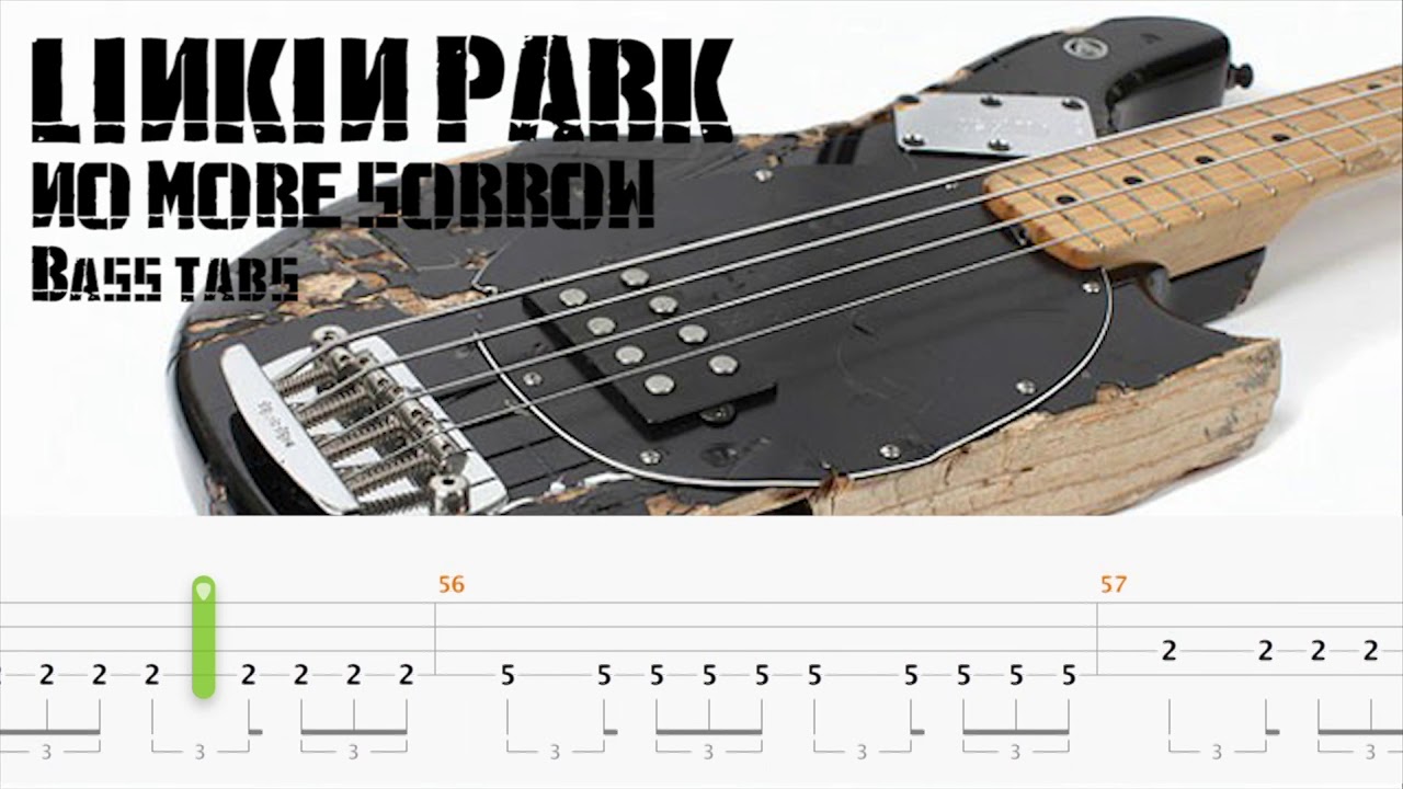 No More Sorrow - Linkin Park (Minutes To Midnight - Official Bass tabs)