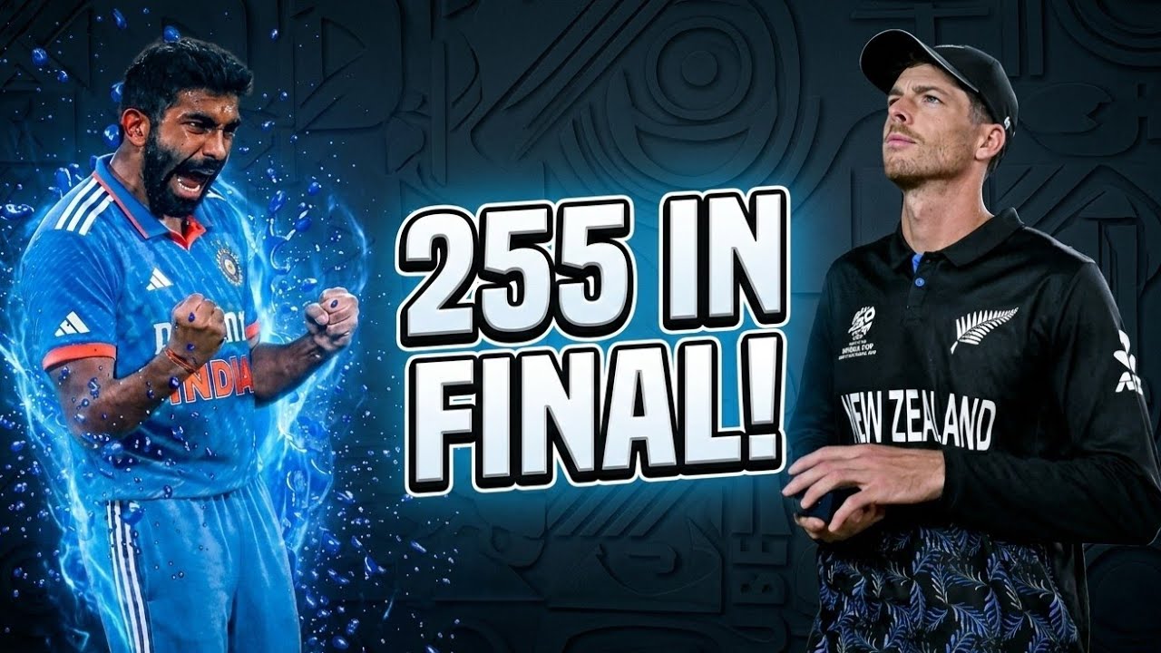 💥 255 RUNS ka TOOFAN! IND vs NZ Final me India ne New Zealand ko uda diya
