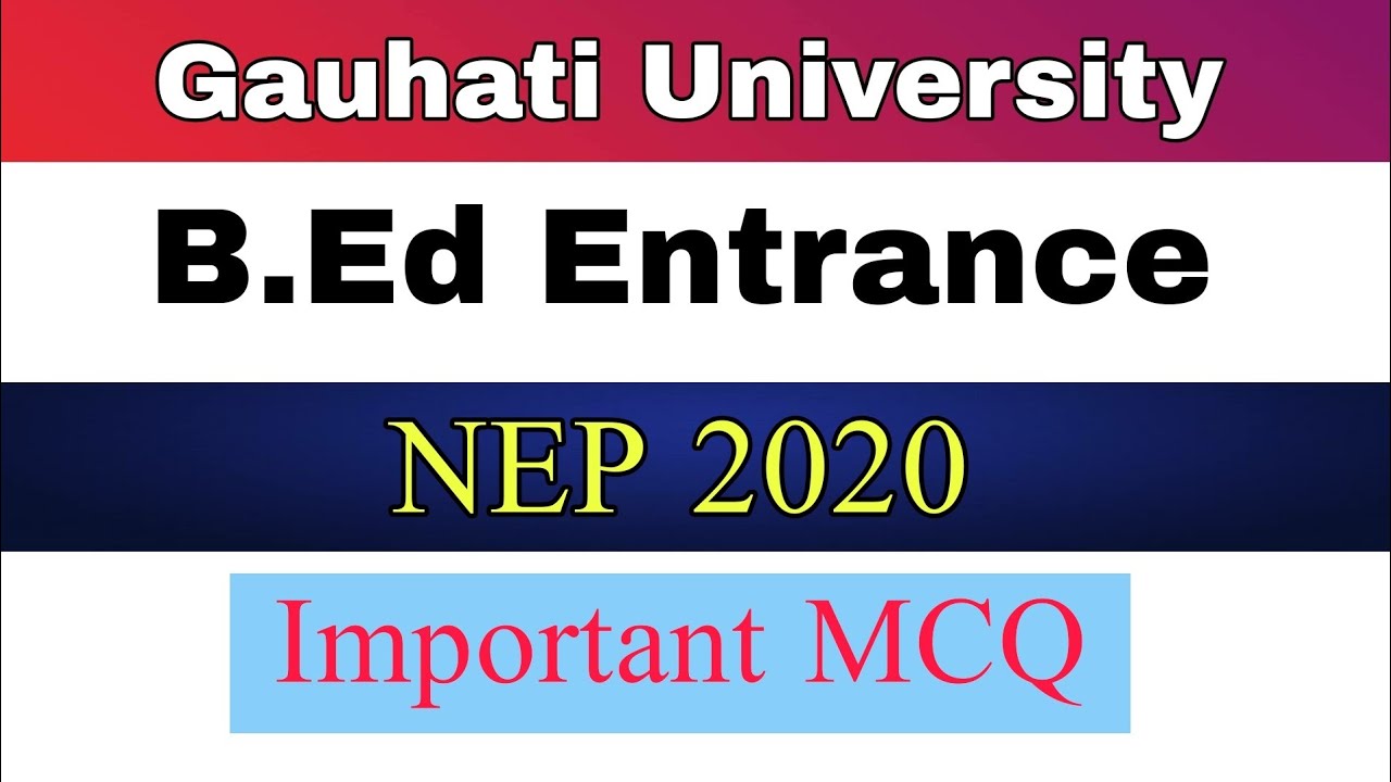 B.Ed Entrance || National Education Policy 2020 || Important Questions