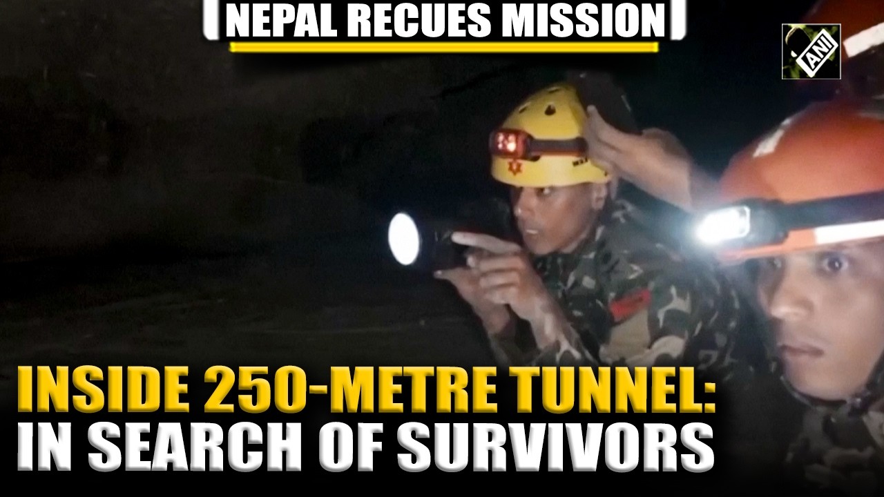 WATCH: India-China experts join Nepal rescue teams to search hydropower tunnels after flash flood