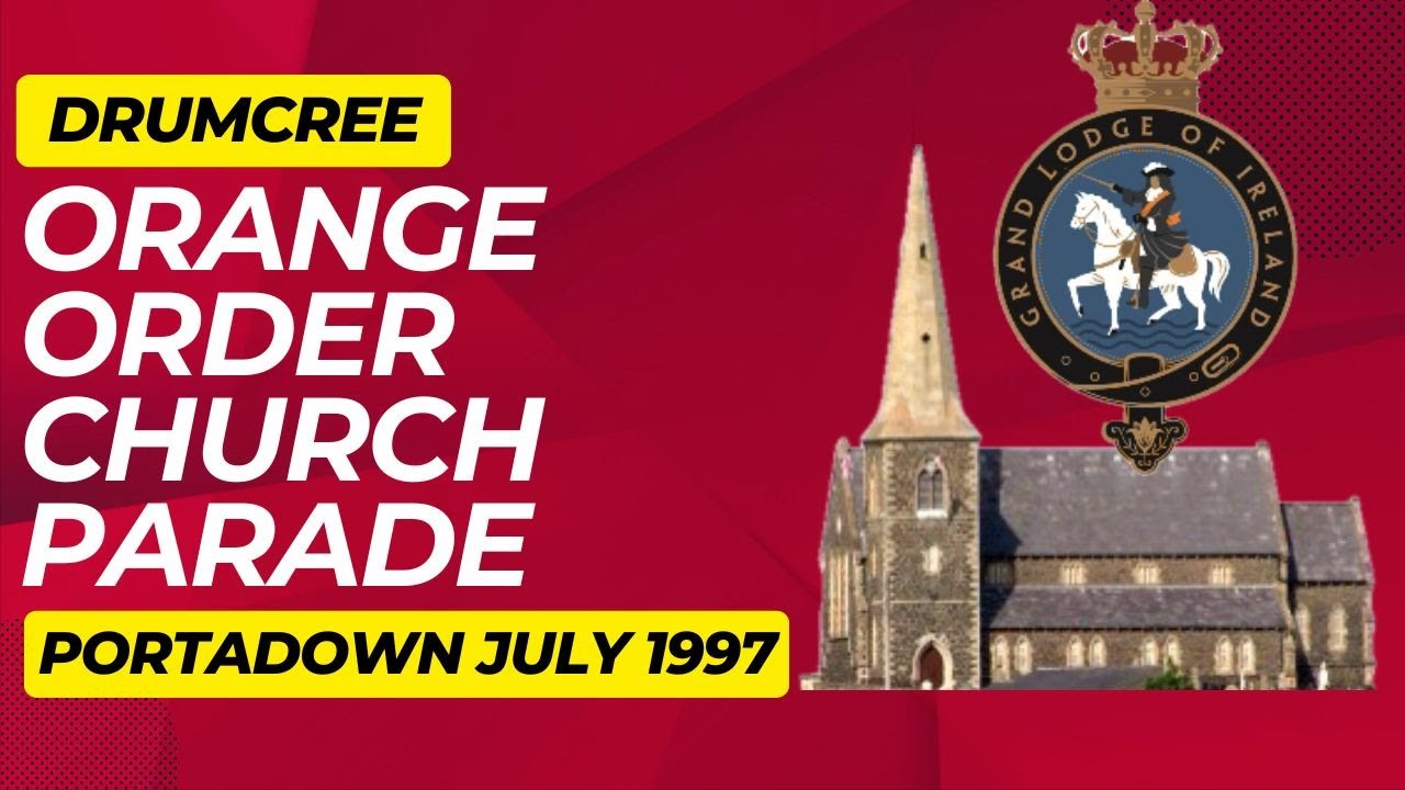 Drumcree Sunday Portadown July 1997 - The Orange Order's Annual Church Parade and Service
