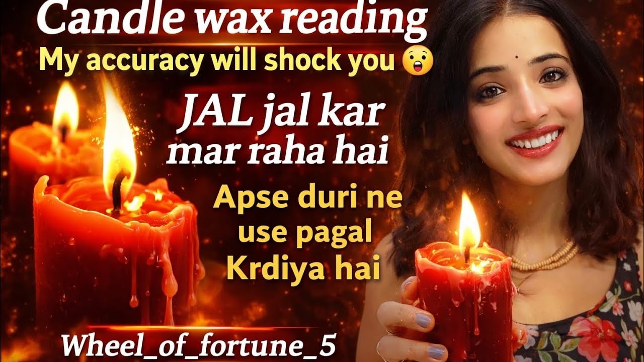 🕯️Candle wax reading 👤❤️Person on your mind 💌Their current feelings 💝#youtubetrending 