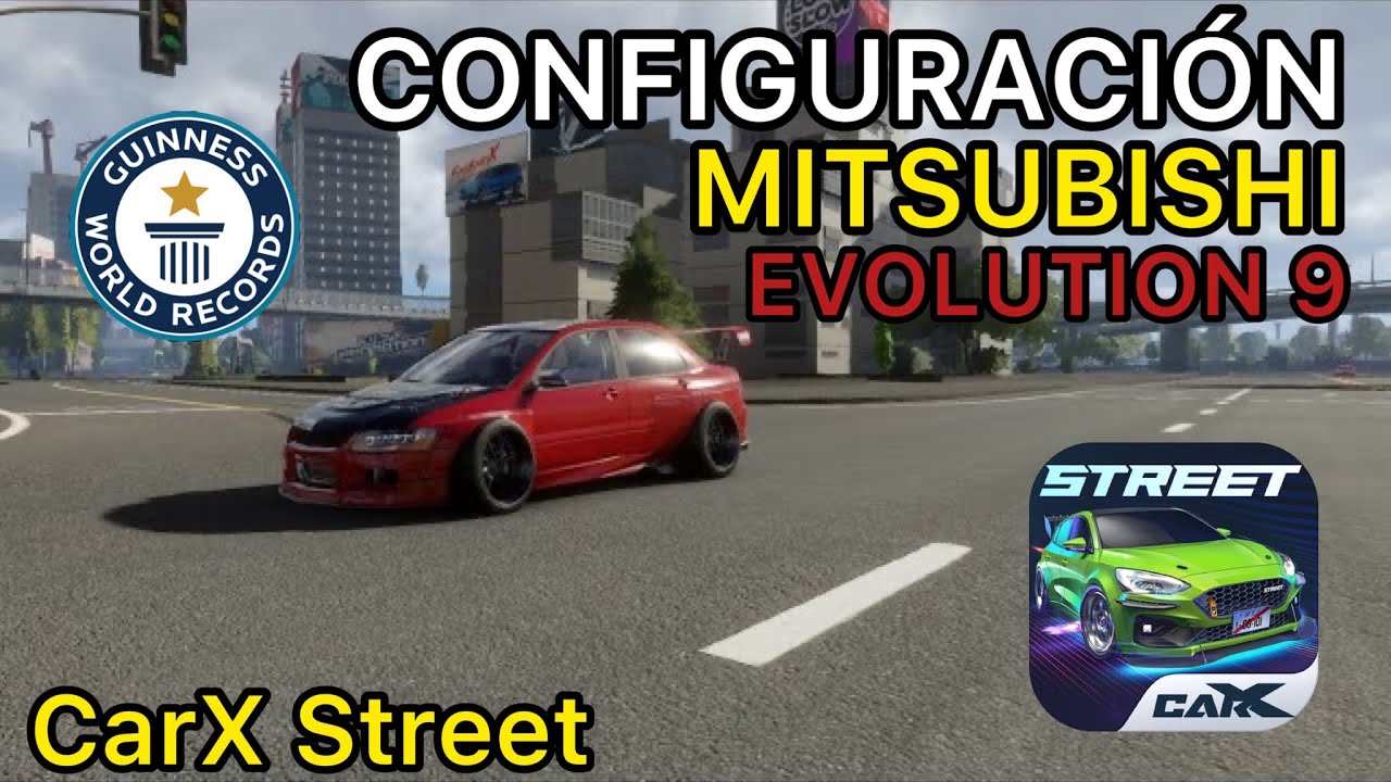La Mejor Configuración De Carreras Para El Mitsubishi Evolution 9 En CarX Street | Record Mundial