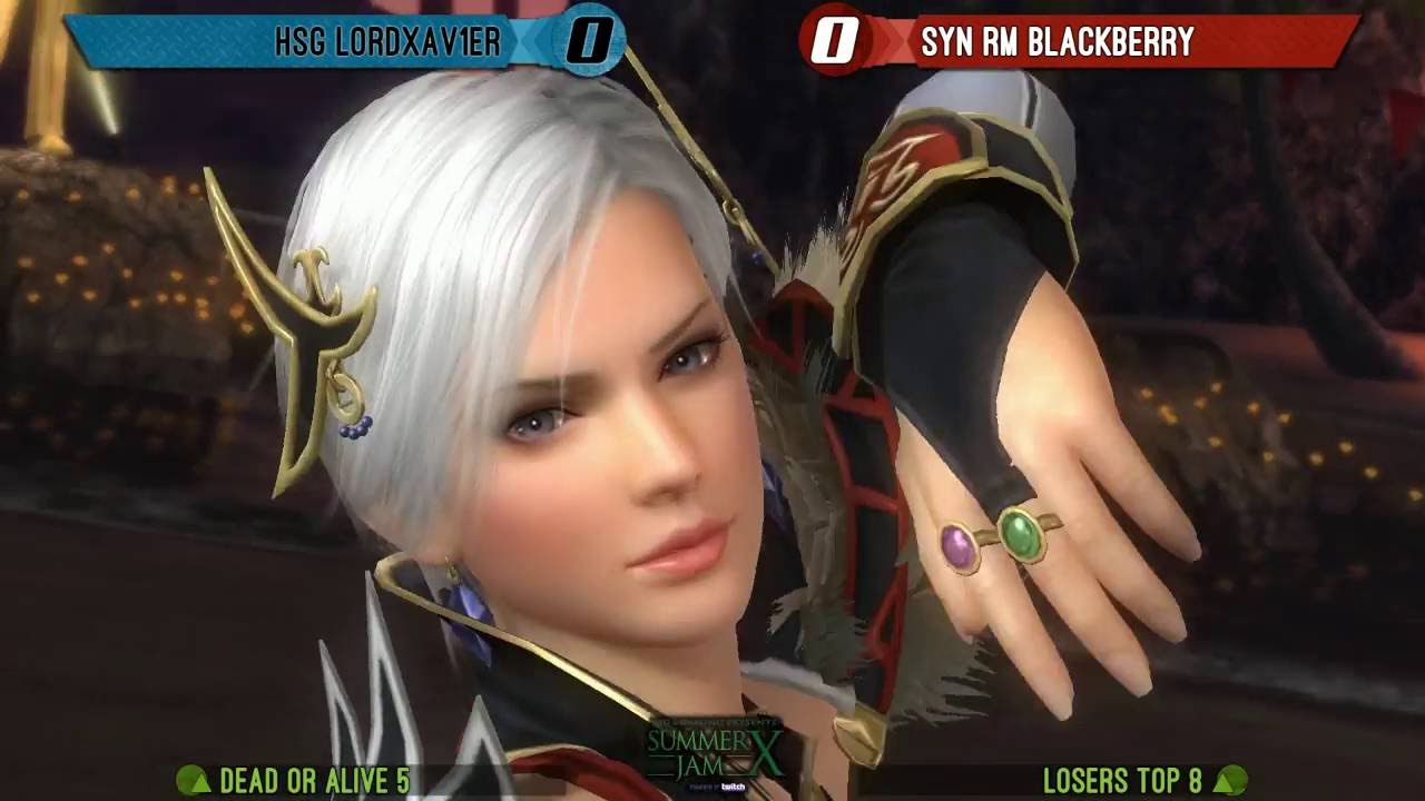 Dead or Alive 5 Tournament: Summer Jam X Top 8 - HSG LordXavier v Syn RM Blackberry
