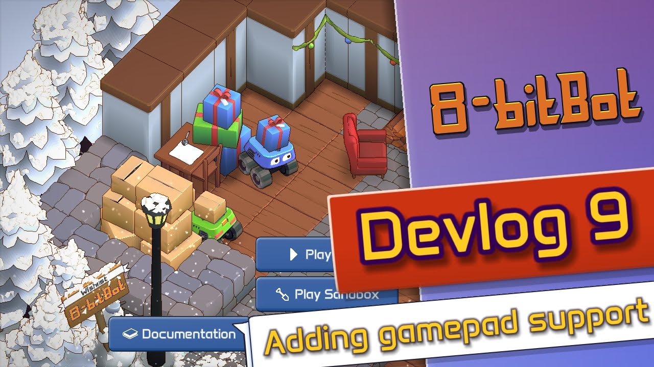 Controller support for Steam Deck (8-bitBot Devlog 9)