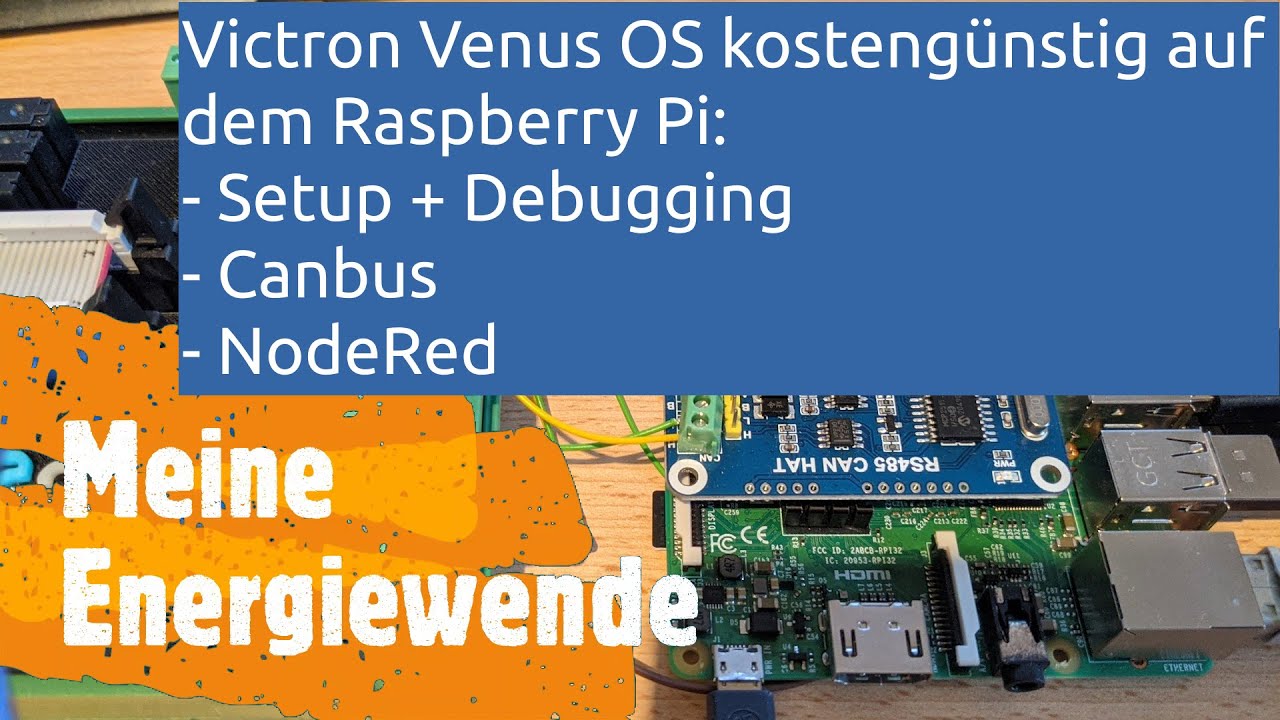 #Victron VenusOS auf #Raspberry PI - CanBus - NodeRed Setup