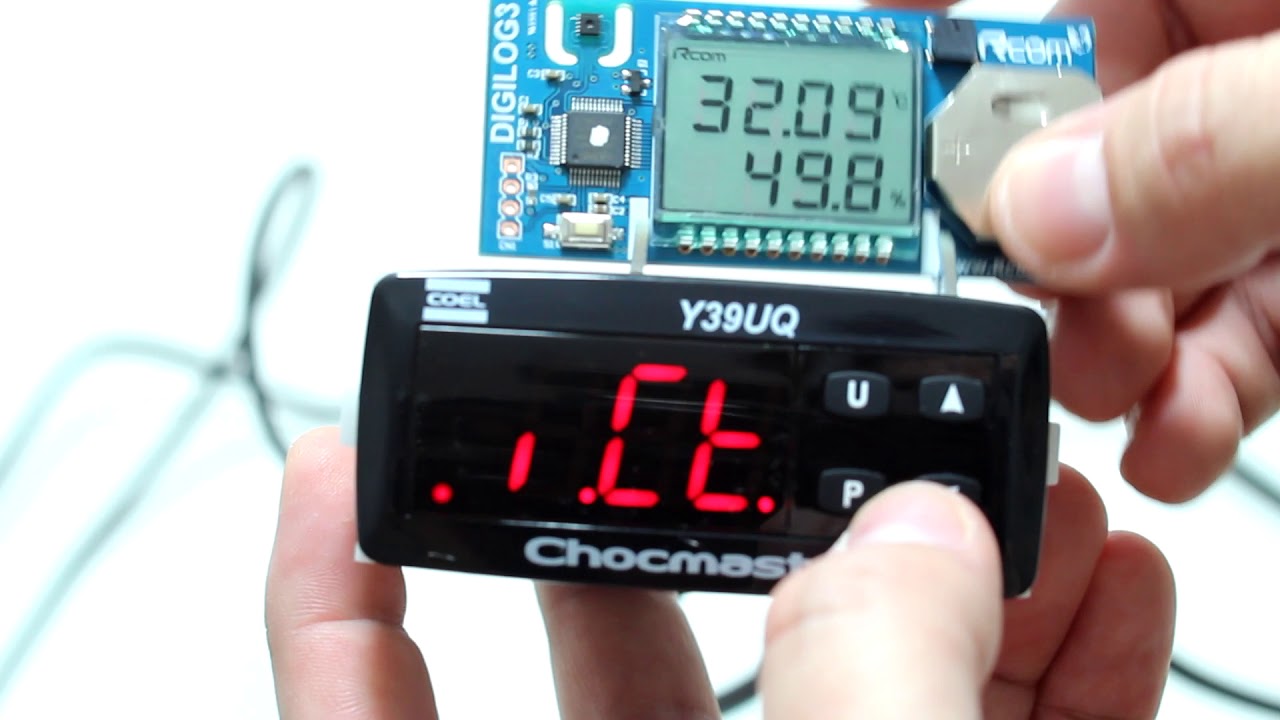 Calibragem do termostato Y39UQ da Coel - Chocmaster Chocadeiras