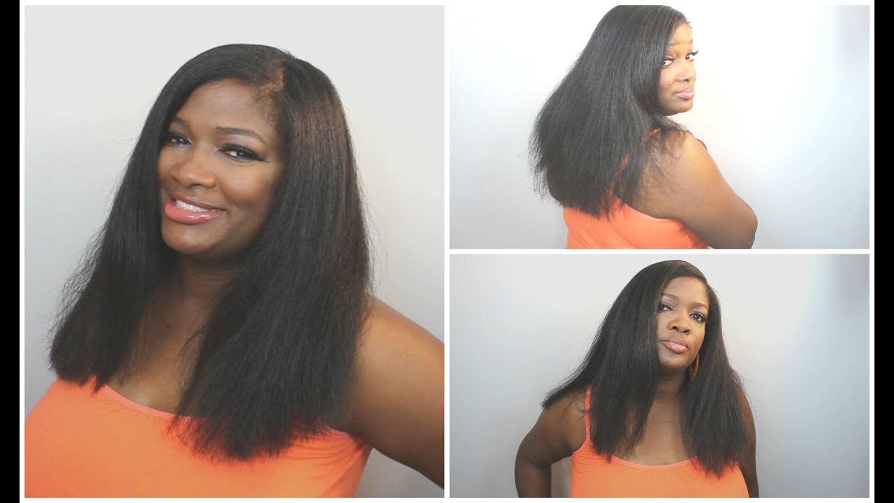 LONG HEALTHY HAIR! FLAT IRONED! TAIL BONE LENGTH GOAL NeziNapps