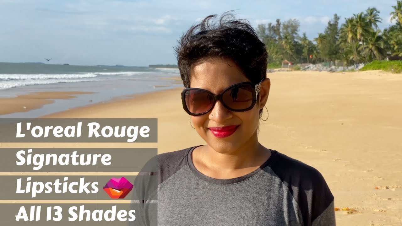 Loreal Rouge Liquid Lipsticks on Beach  (13 Shades) | Transfer proof Lipstick | JoyGeeks |