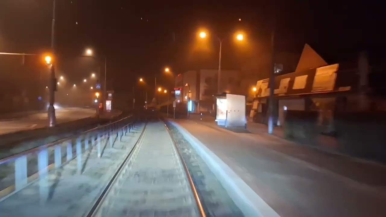 Režijní výjezd z vozovny Pisárky do Bystrce Rakovecké.