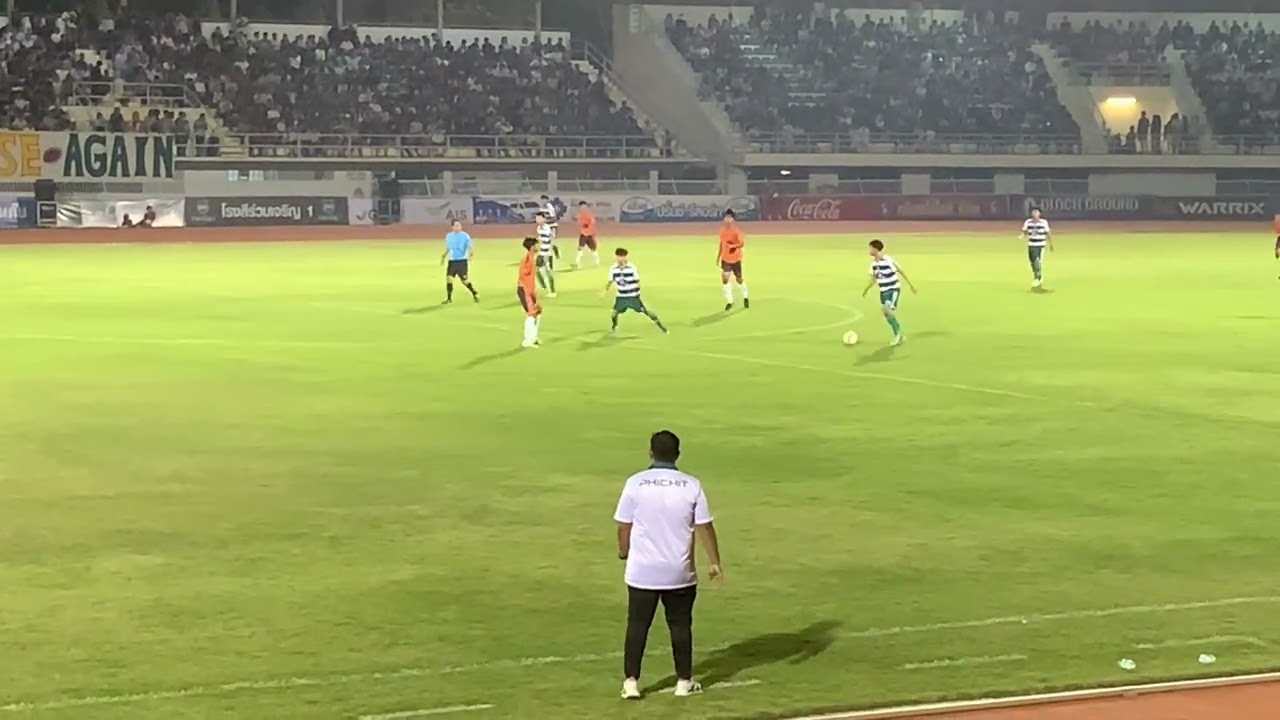 ฟุตบอลกระชับมิตรระหว่างทีม หมอนทองวิทยา vs Phichit U17 #สนามกีฬากลางจังหวัดพิจิตร