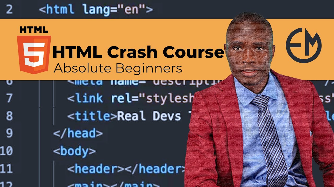 HTML Crash Course for beginners 2022