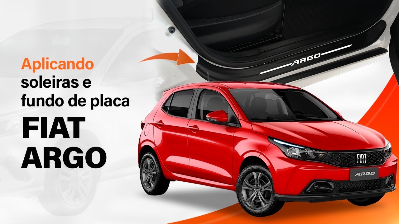 Fiat Argo Aplicação Soleiras Protetoras e fundo de placa