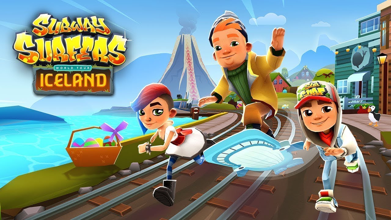 Subway Surfers 2018: Iceland - Samsung Galaxy S8+ Gameplay