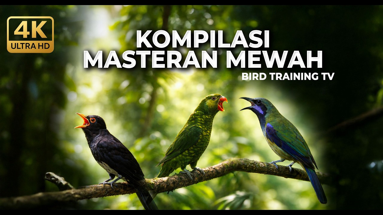 🔴 Live Masteran Kompilasi Mewah Cucak Cungkok Gacor vs Perkici Gacor vs Violet Cungko Gacor Panjang