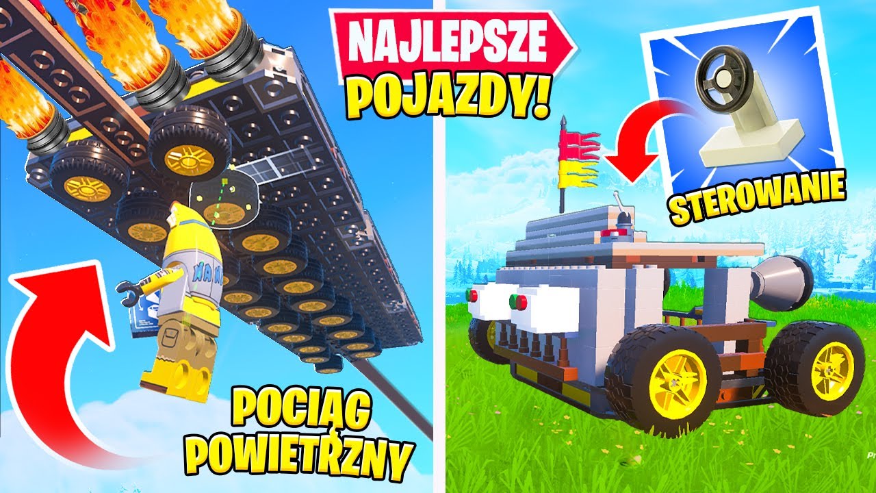 NAJLEPSZE POJAZDY KTÓRE MOŻESZ ZBUDOWAĆ W LEGO Fortnite!