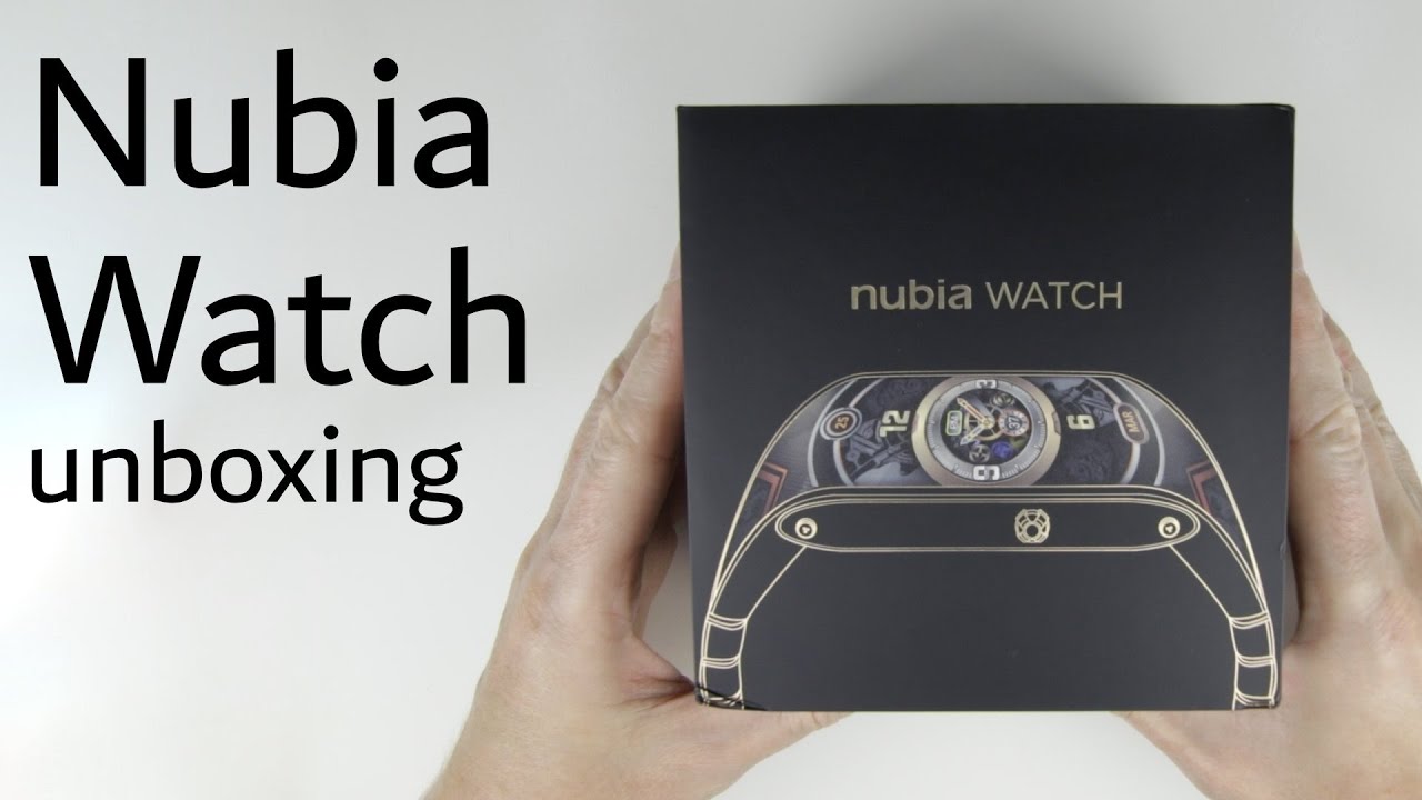 Nubia Watch unboxing (smartwatch with foldable 4