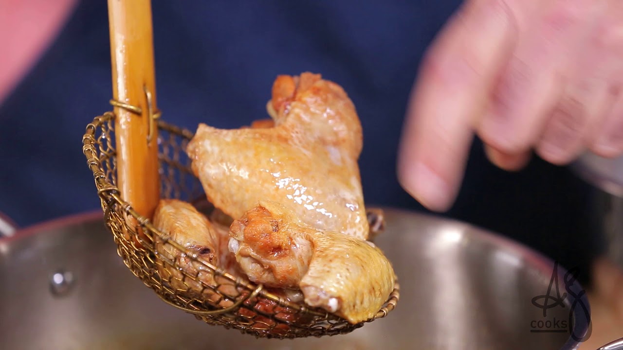 Andrew Zimmern Cooks: Fried Chicken Wings